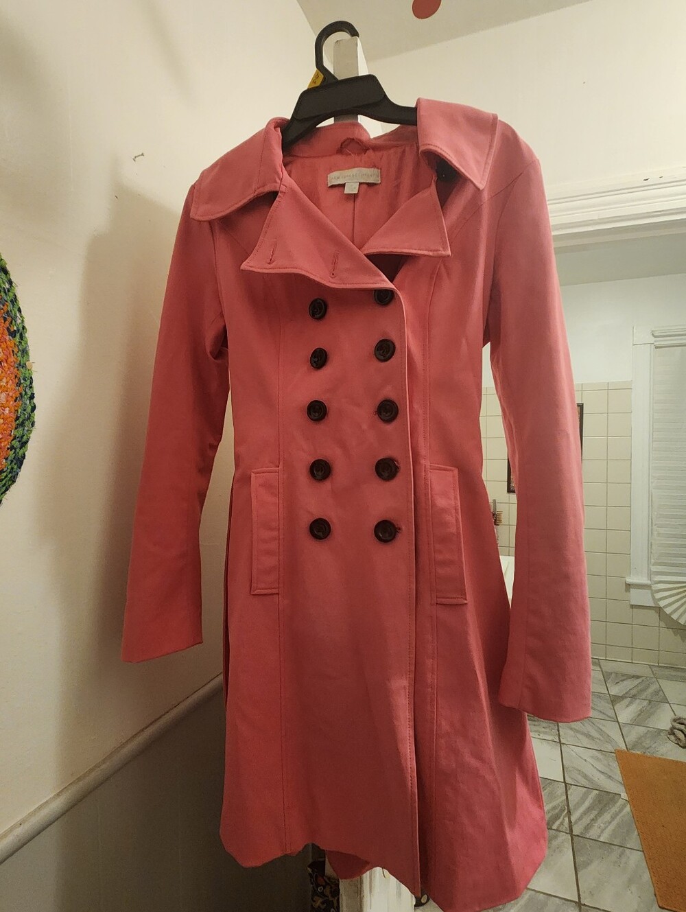 Statement New York & Company Trench Coat (Size M)